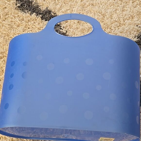 Plastic Basket with Handles organizer home Large medium bucket storage organize - Picture 2 of 16